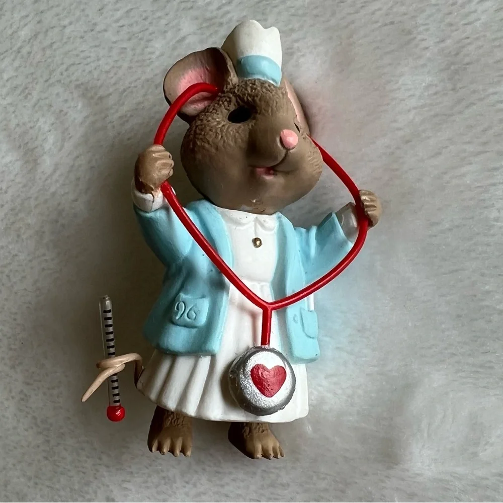 Hallmark Keepsake Ornament Tender Loving Care Mouse Nurse